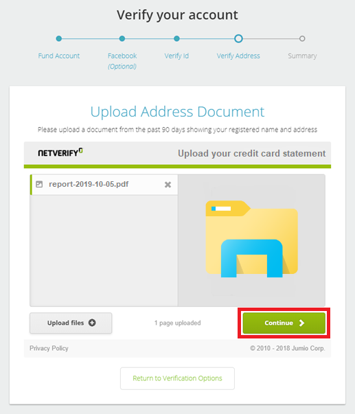 Neteller Credit Card Statement
