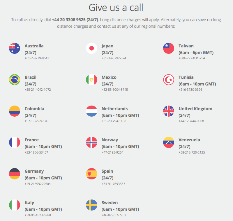 Neteller Customer Care Worldwide Hotline